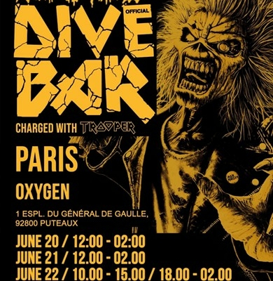 Iron Maiden Defense Arena Village Oxygen La Défense